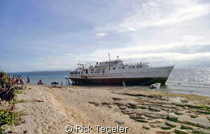 Ship on Reef.  The second (and last) of my series:  'The ... by Rick Tegeler 